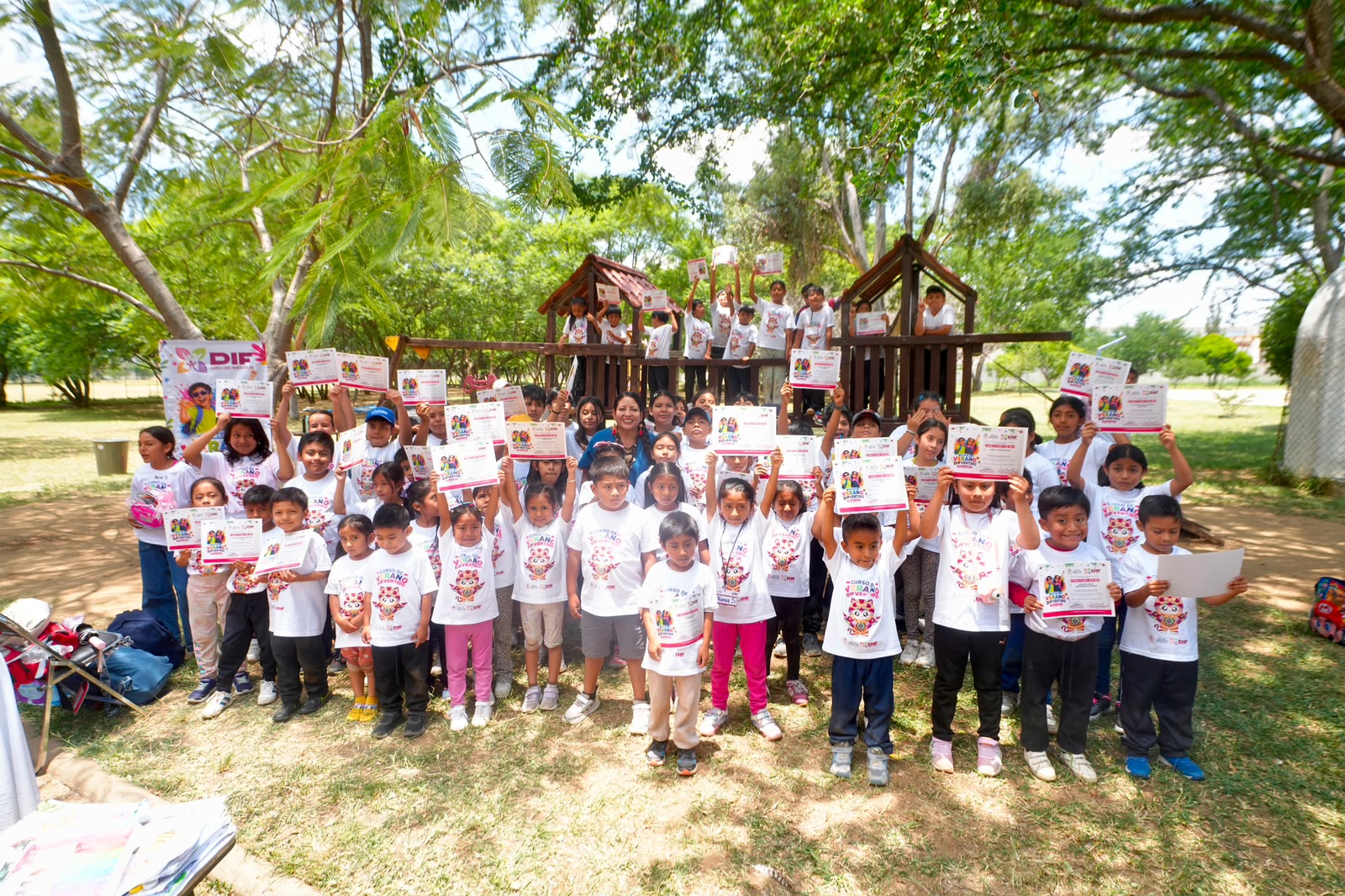Entre sonrisas y aprendizajes, clausura Nancy Benítez curso de verano “DIFVERTIDO