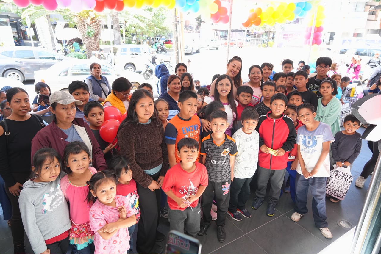 Suma Ayuntamiento de Xoxocotlán esfuerzos con Grupo Lozara en beneficio de la niñez