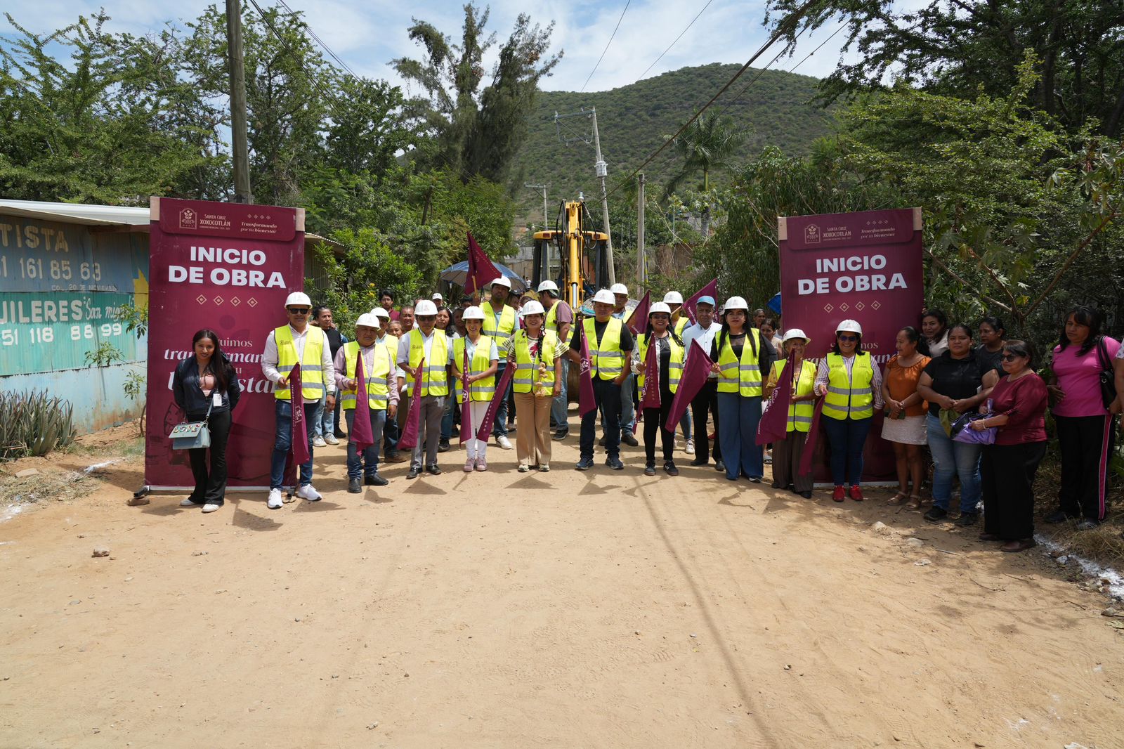 Xoxocotlán amplía infraestructura urbana; arranca ocho nuevas obras